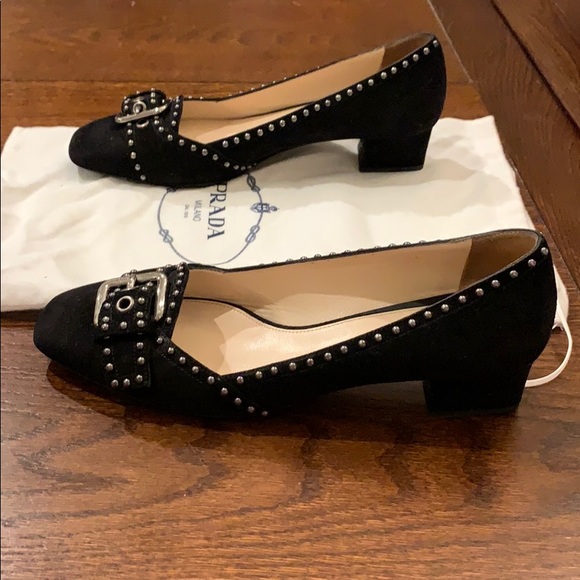 Prada Suede Heels Calzature Donna Scamosciato - Picture 7 of 11